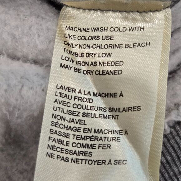 We the Free People Size XS Gray Kassey 1/2 Zip Pullover Oversized sweatshirt - Picture 9 of 12